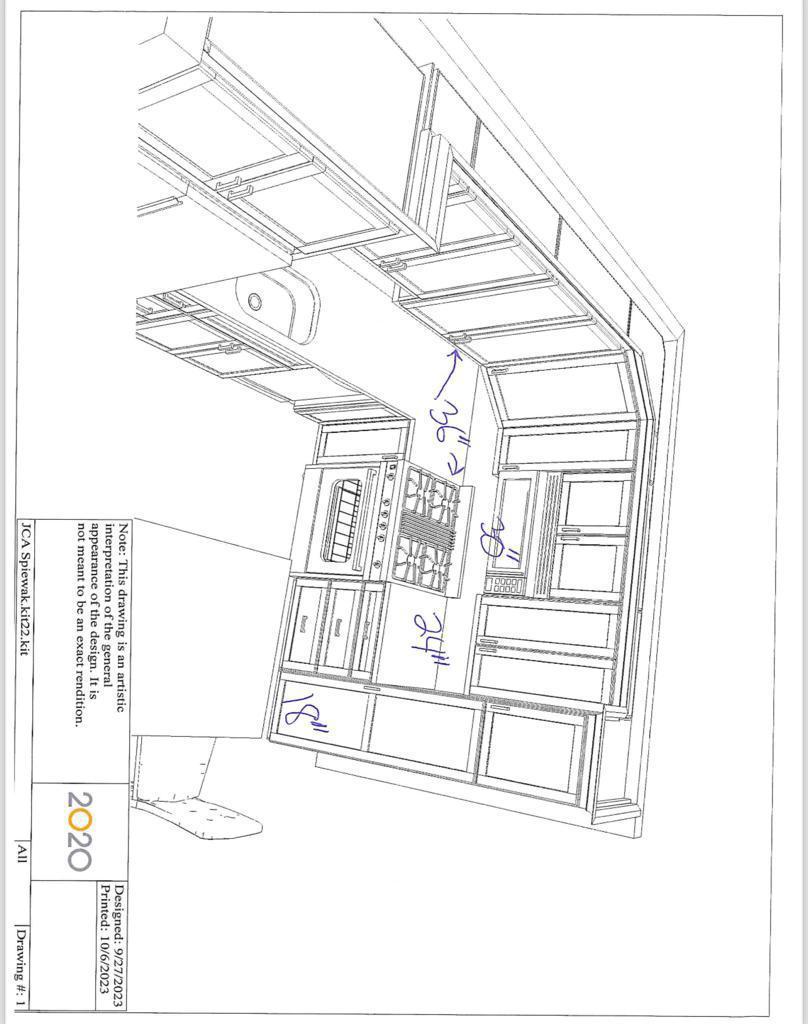Kitchen Construction Blueprint 1